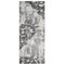 Edge Collections - 3'2'' x 10' - Silver - Exquisite Floral Runner Rug for Home Décor - 1 Piece